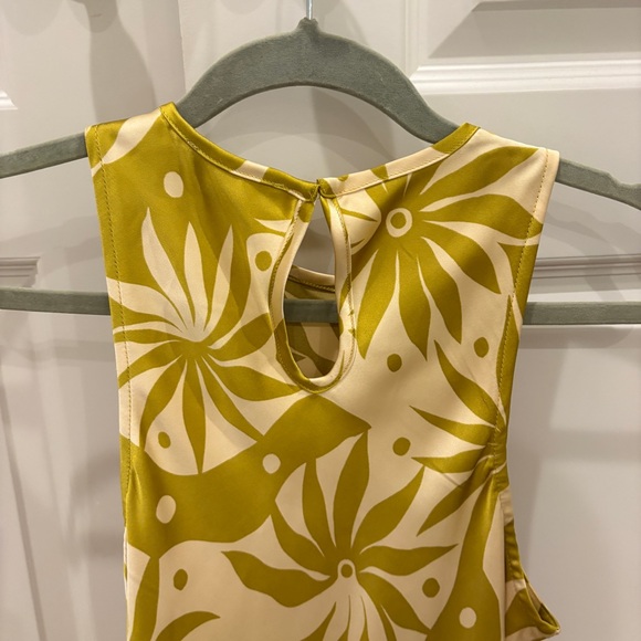 House of Harlow 1960 Gold and White Floral Maxi Dress - Picture 5 of 6